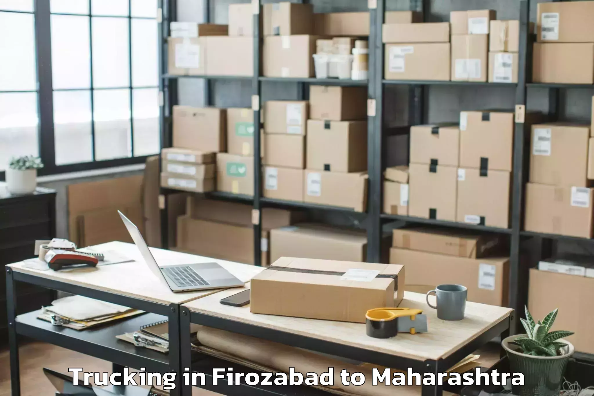 Book Firozabad to Pandharpur Trucking